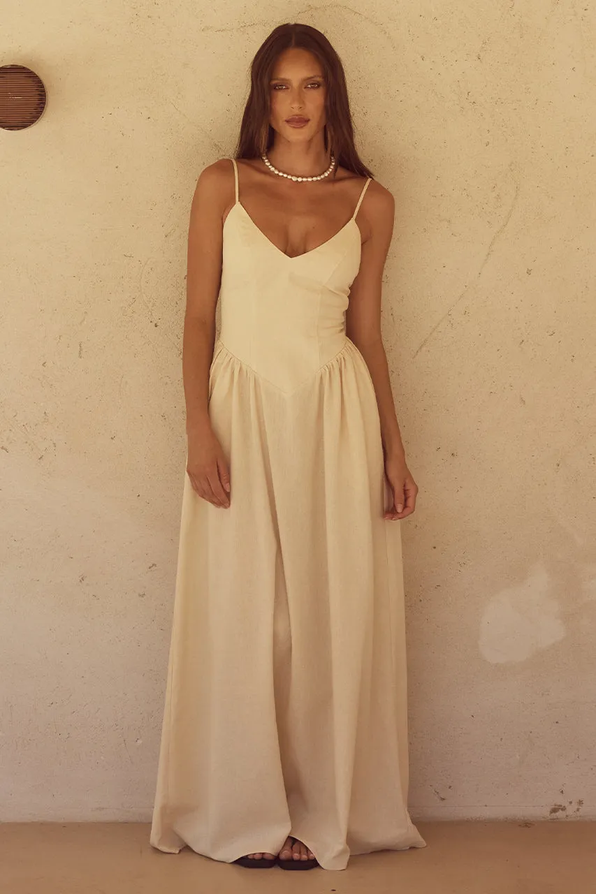 ZEPHY MAXI DRESS - SAND